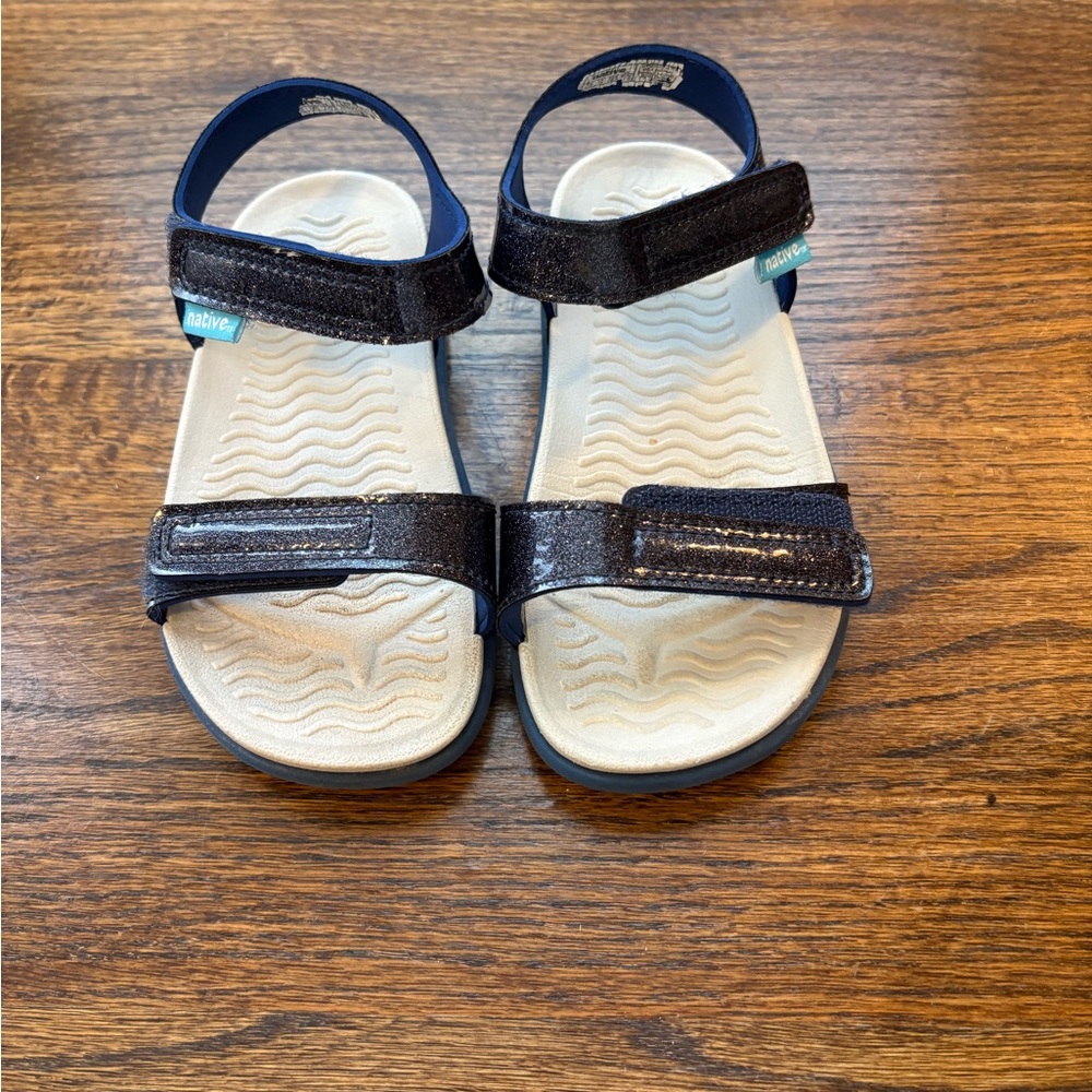 Native Kids navy blue Adjustable Strap Sandals size 11